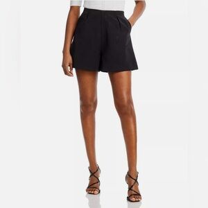 Bardot Anna High Waist Tailored Short in Black